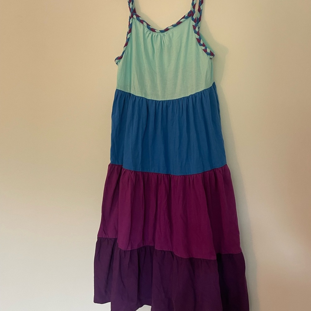 Girls 14/16 Hurley Colourful Tiered Maxi Dress